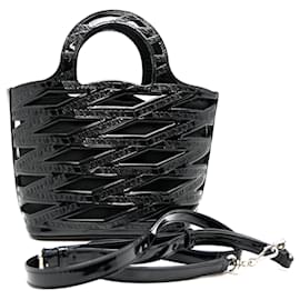Borsa a tracolla Balenciaga Neo Basket da donna in nero