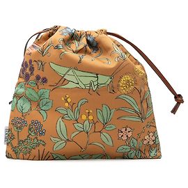 Pochette con coulisse LOEWE Orange Canvas Floral Print