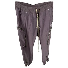 Pantaloni jogger Bauhaus Tapered in jersey Rick Owens, cotone viola