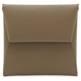 Monedero Bastia en piel de becerro Epsom Hermès