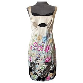 Roberto Cavalli Seiden-Sommerkleid