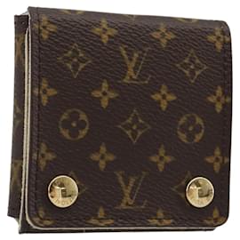 LOUIS VUITTON Étui à bijoux Monogram Boîte à bijoux LV Auth 187300V