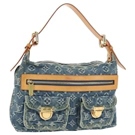 LOUIS VUITTON Borsa a Spalla Monogram Denim Buggy PM Blu M95049 LV Auth mr2567SAM