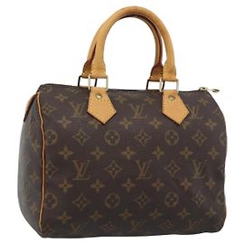 LOUIS VUITTON Monogram Speedy 25 Handtasche M41528 LV Auth am11935A