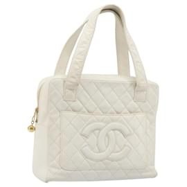 CHANEL Borsa Matelasse in tela Oro Bianco CC Autentica 185821A