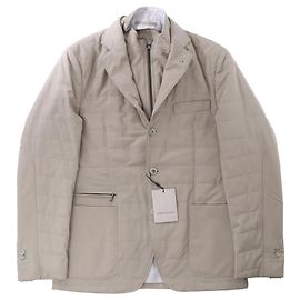 Wolljacke von Corneliani in Beige, Größe 48 IT