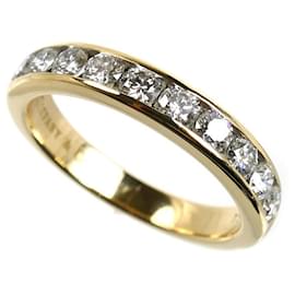 Tiffany 18K Yellow Gold Half Circle Channel Setting Ring - Tiffany & Co