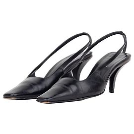 Décolleté slingback G con cristalli e punta quadrata Gucci di Tom Ford SS98