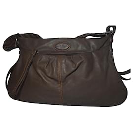 Lancel Borsa a Tracolla in Pelle Marrone