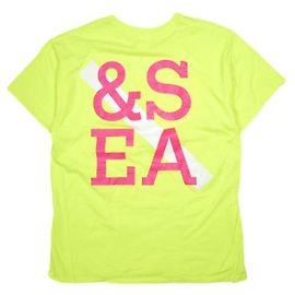 Autre Marque Camiseta de algodão e poliéster com estampa de logotipo WIND AND SEA × SATURDAYS NYC