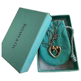 Tiffany & Co. Collana Heart Bow in oro 18 ct e argento sterling