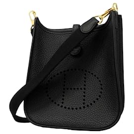 Hermès Pochette Evelyne Hermes TPM Taurillon Black K Stamp Donna