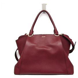 Cartier C De Cartier L1001829 Women's Leather Handbag