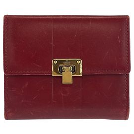 Portafoglio compatto in pelle Gucci