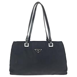 Borsa a mano in nylon Tessuto e pelle Prada