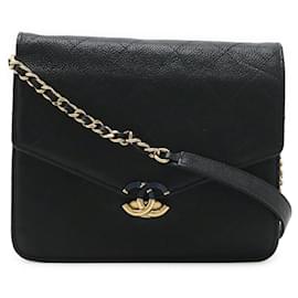 Portafoglio con catena Chanel Caviar