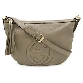 Borsa a tracolla in pelle Gucci Soho con nappa