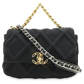 Chanel 19 Matelassé Chain Bag Cotton Jersey