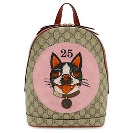 Gucci GG Supreme Bosco Dog Rucksack