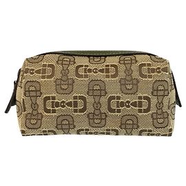 Gucci Canvas Horsebit Pouch
