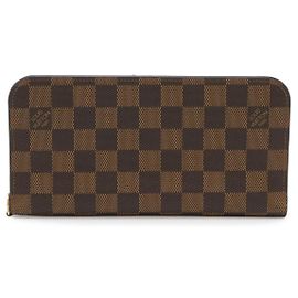 Portafoglio lungo in tela Damier Louis Vuitton