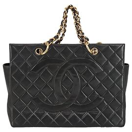 Tote Chanel Vintage Grand en piel de cordero acolchada
