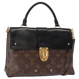 Louis Vuitton One Handle Flap Monogram Canvas und Leather MM