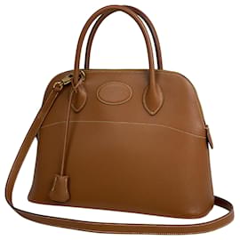 Borsa Hermes Bolide 31 in pelle Gold Courchevel - Hermès