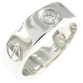Bague Cartier Love avec demi-diamants