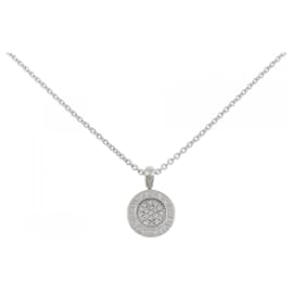 Collana con pendente in oro bianco 18K e diamante Bvlgari - Bulgari
