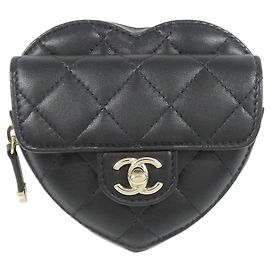 Chanel AP2787 Black Lambskin Fanny Pack