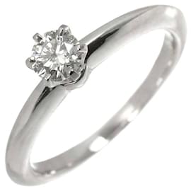 Tiffany & Co. Solitärring aus Platin