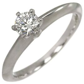 Anello solitario in platino Tiffany & Co.