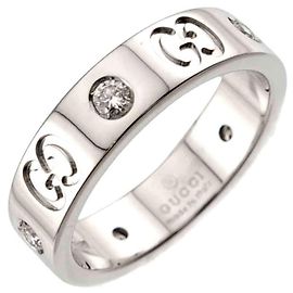 Gucci Icon #7 Ring aus 18K Weißgold