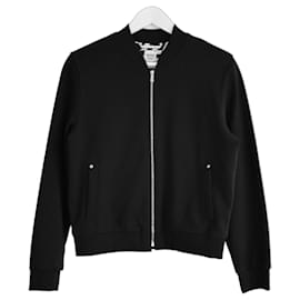 Hermès Chaqueta Bomber Negra Point De Milan