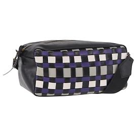 Borsa a Spalla Miu Miu in Pelle Viola e Oro Auth bs35677A