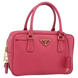 Bolsa PRADA Saffiano Rosa Ouro Auth ka4966V - Prada