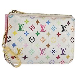 LOUIS VUITTON Monogram Multicolor Pochette Cles NM Bolso M93734 LV Auth 185867A