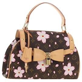 LOUIS VUITTON Monogram Cherry Blossom Sac Retro PM Bag M92012 LV Auth 186707SAM