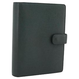 LOUIS VUITTON Funda de Agenda Taiga MM Day Planner Epicea R20403 LV Auth 189219