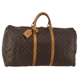 LOUIS VUITTON Bolso Boston Monogram Keepall 60 M41422 LV Auth 187438A
