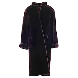 Yves Saint Laurent Fourrures Sheepskin Shearling Coat