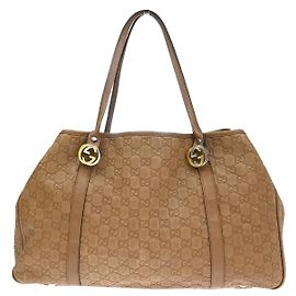 Borsa Tote Twins Guccissima in pelle Large