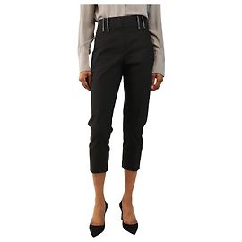 Brunello Cucinelli Pantalones cortos negros - talla UK 6