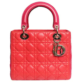 Borsa Lady Dior 2014 rosso e rosa