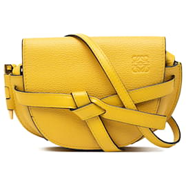 LOEWE Borsa a tracolla Gate Mini in pelle gialla - Loewe