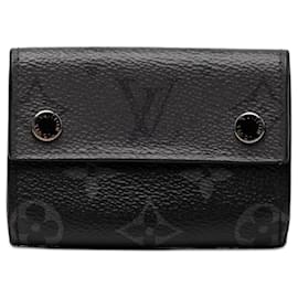 Cartera Compacta Louis Vuitton Black Monogram Eclipse Reverse Discovery