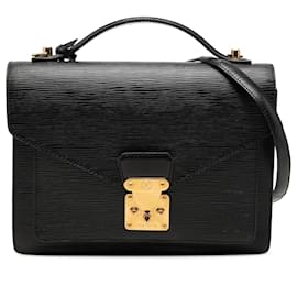 Louis Vuitton Black Epi Monceau