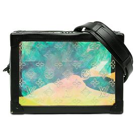Louis Vuitton Soft Trunk Monogram Prism Schwarz
