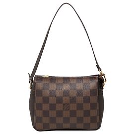 Louis Vuitton Marrone Damier Ebene Trousse Pochette